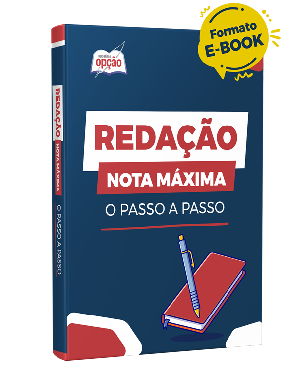 E-book Método Redação Nota Máxima em PDF da Apostila Opção para redações de concursos