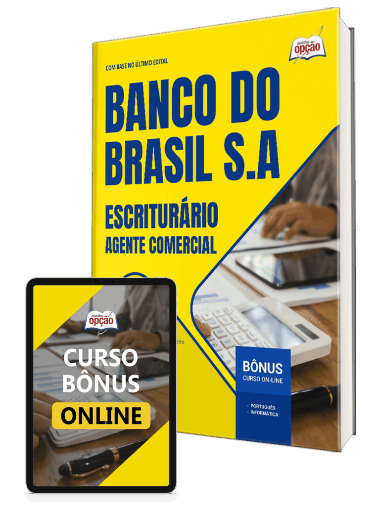 Apostila Banco do Brasil para Escriturário Agente Comercial da Apostila Opção