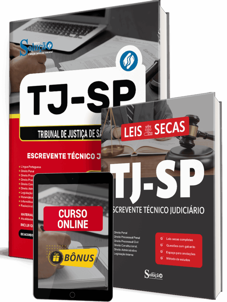 Apostila TJ-SP 2026 Escrevente Técnico Judiciário