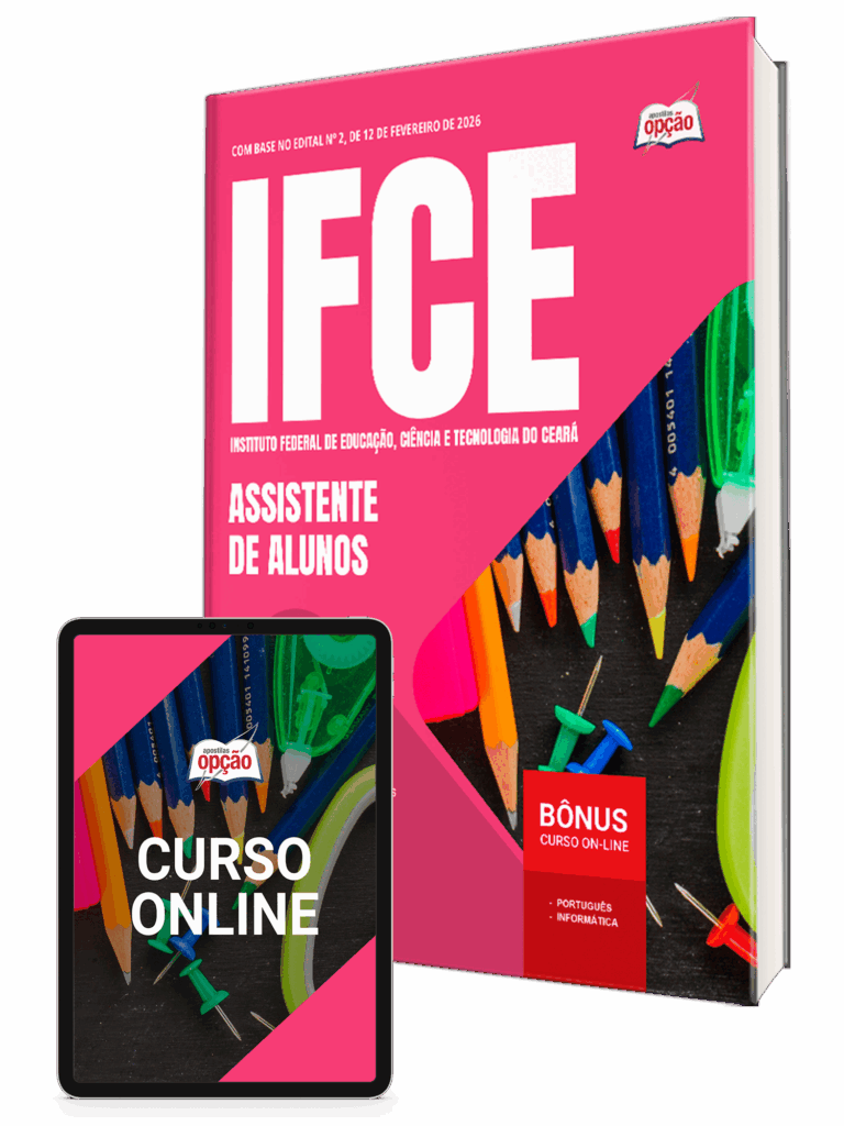 Apostila IFCE 2026 para Assistente de Alunos da Apostila Opção