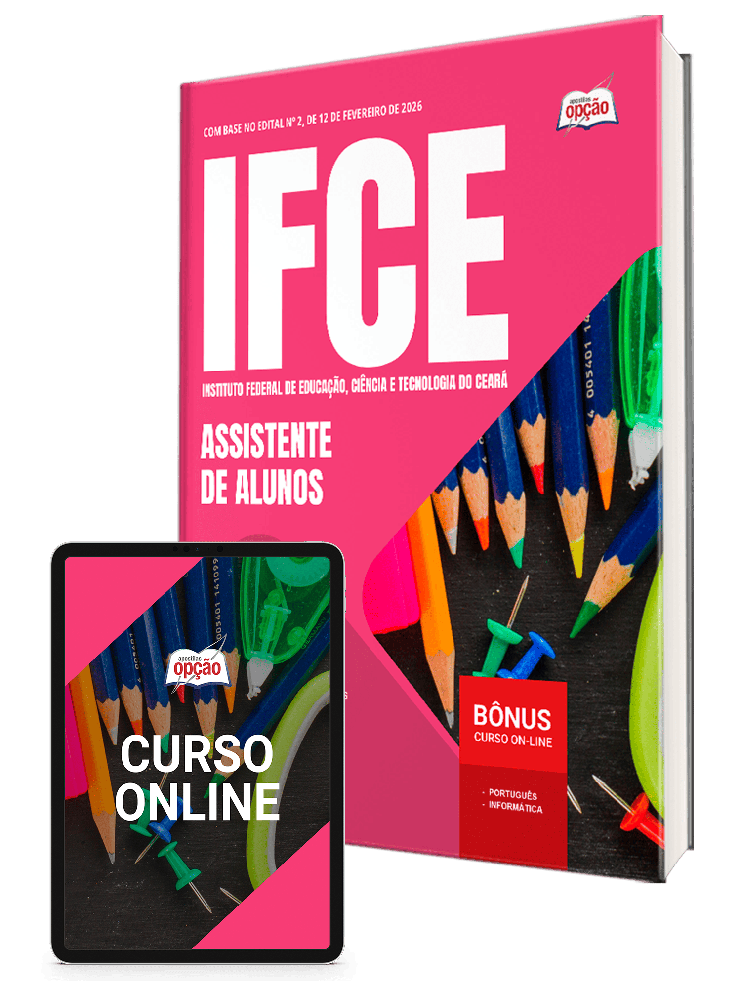 Apostila IFCE 2026 para Assistente de Alunos da Apostila Opção