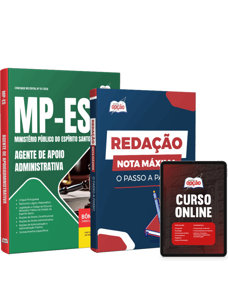 Apostila MP-ES 2026 Agente de Apoio Administrativa