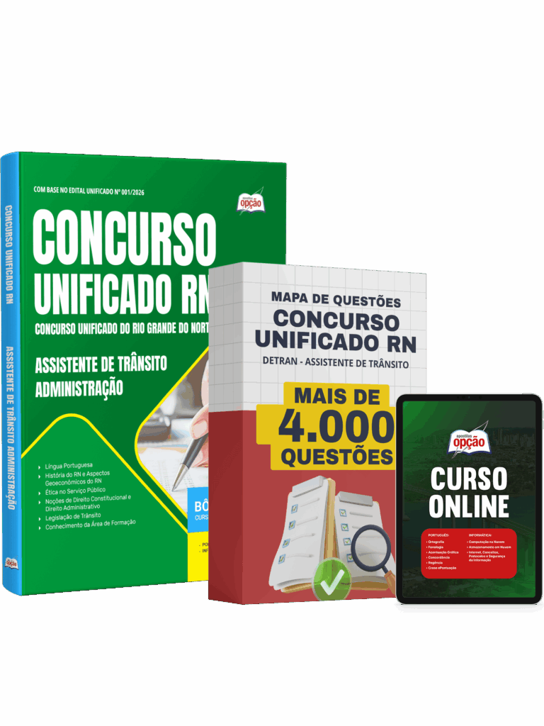 Apostila Unificado RN 2026 para Assistente de Trânsito Administração da Apostila Opção