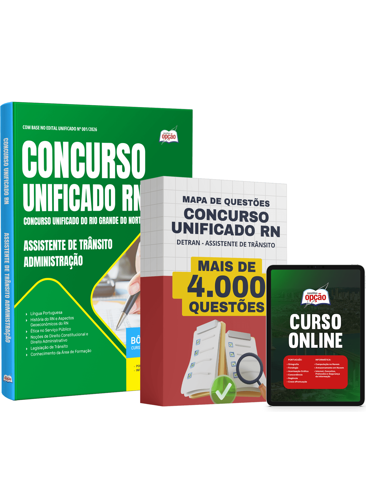 Apostila Unificado RN 2026 para Assistente de Trânsito Administração da Apostila Opção