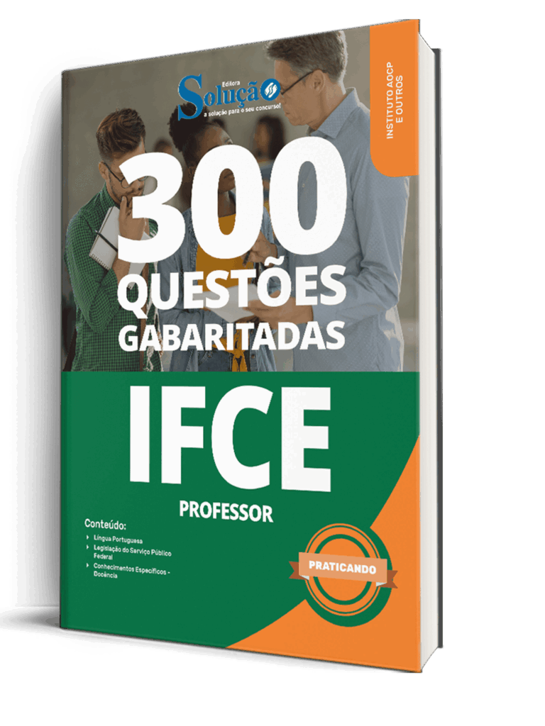 Caderno de Questões IFCE para Professor da Editora Solução
