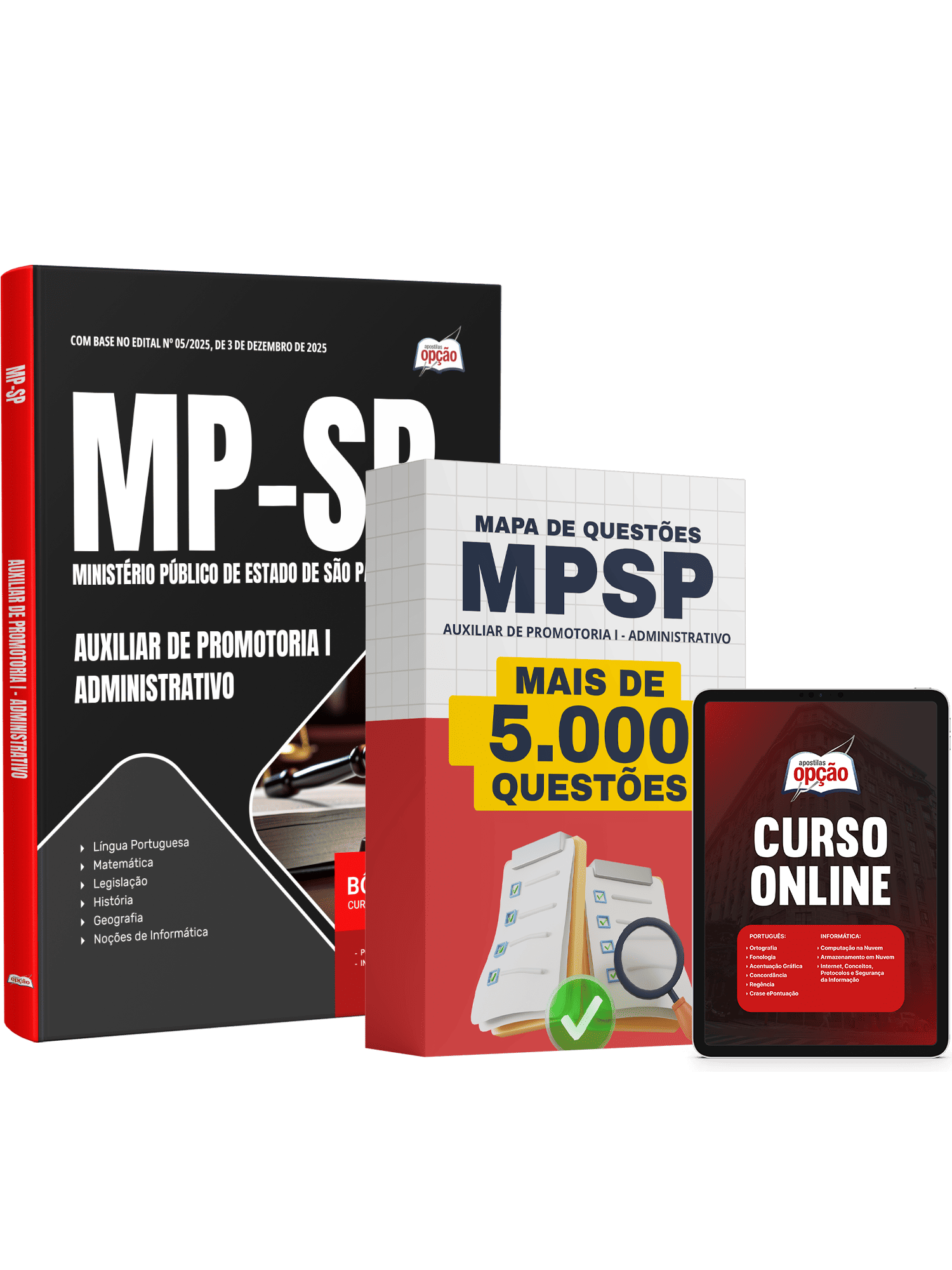 Apostila MP-SP 2026 para Auxiliar de Promotoria I Administração da Apostila Opção