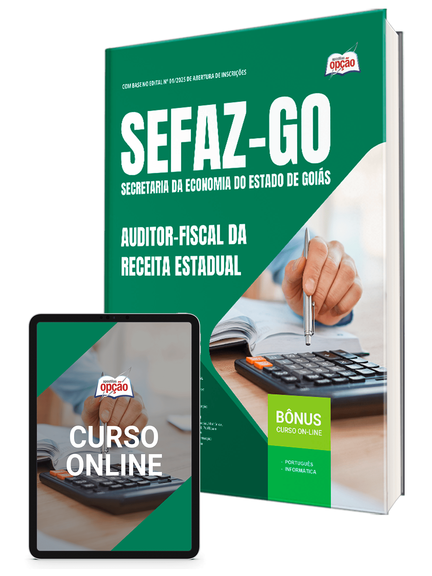 Apostila SEFAZ-GO 2026 para Auditor-Fiscal da Receita Estadual da Apostila Opção