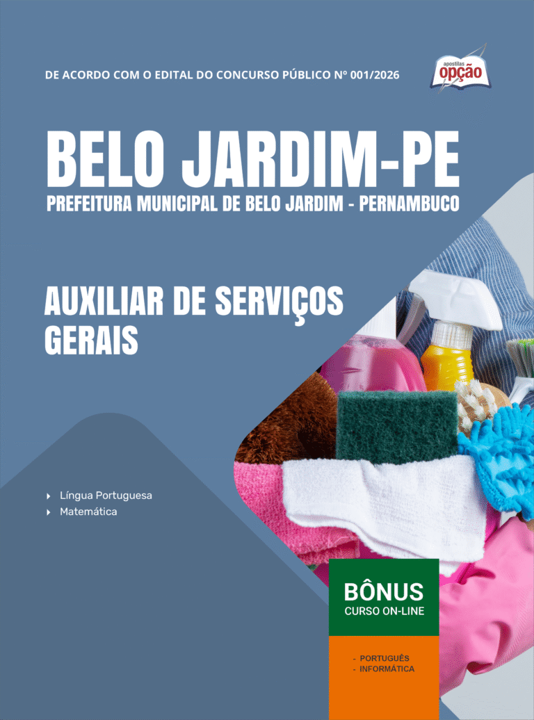 Apostila Belo Jardim Auxiliar 2026