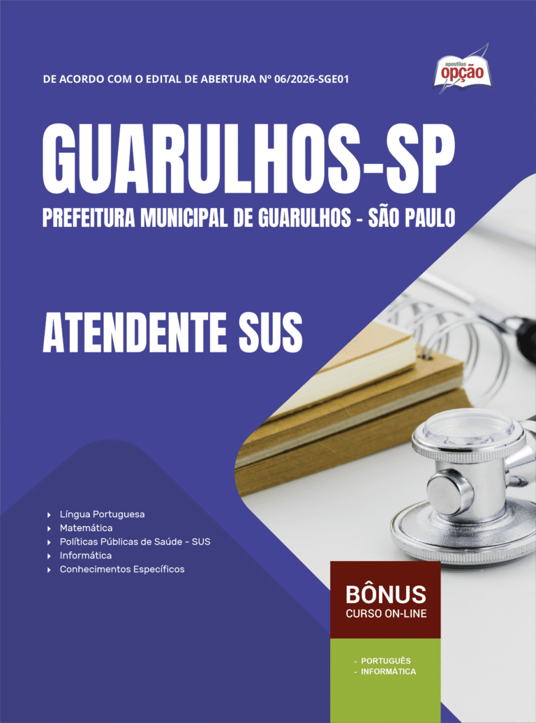 Apostila Guarulhos Atendente SUS 2026