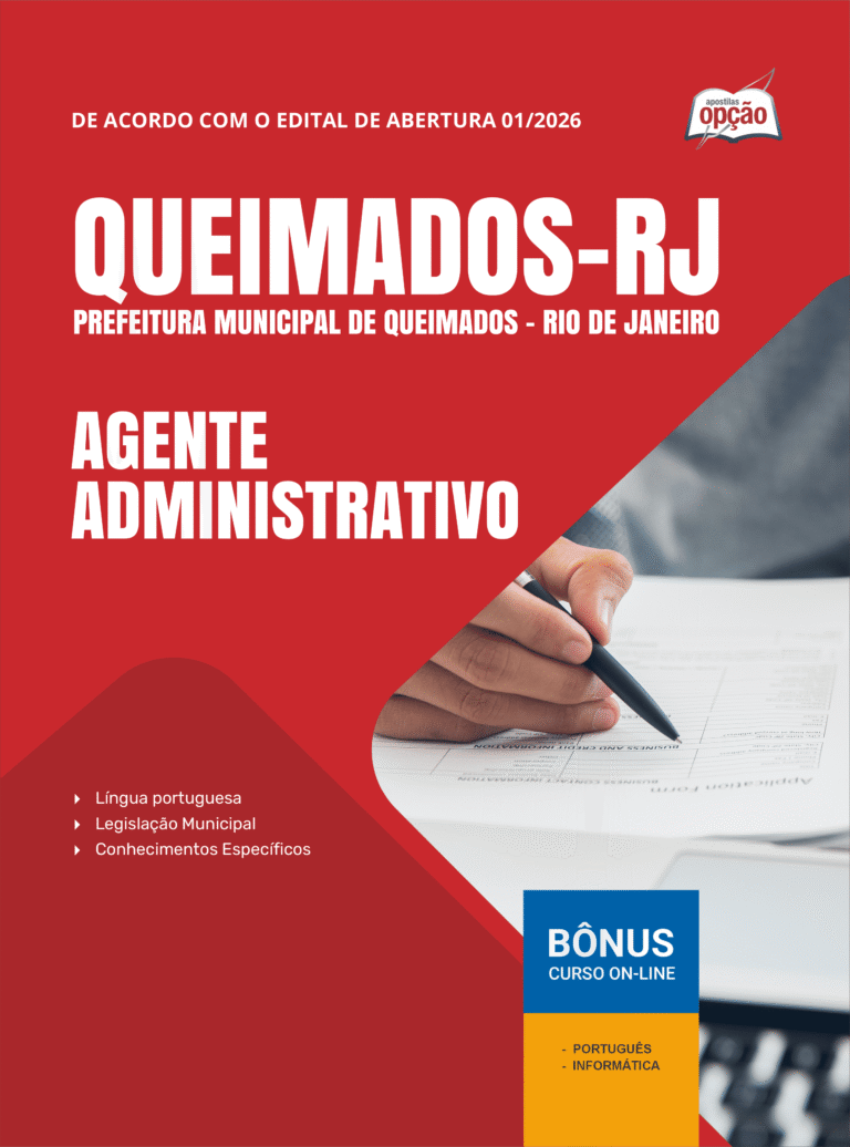 Apostila Queimados Agente Administrativo 2026