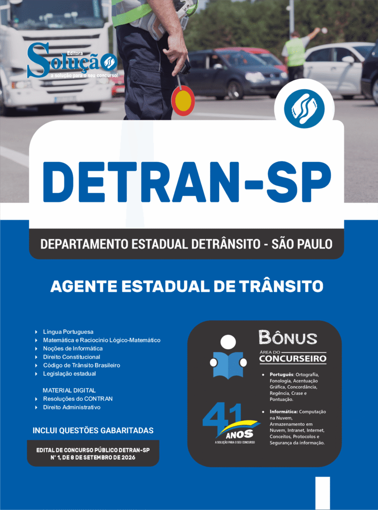 Apostila DETRAN-SP Agente 2026