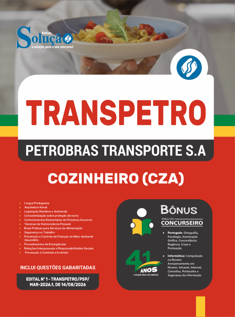 Apostila Transpetro Cozinheiro 2026