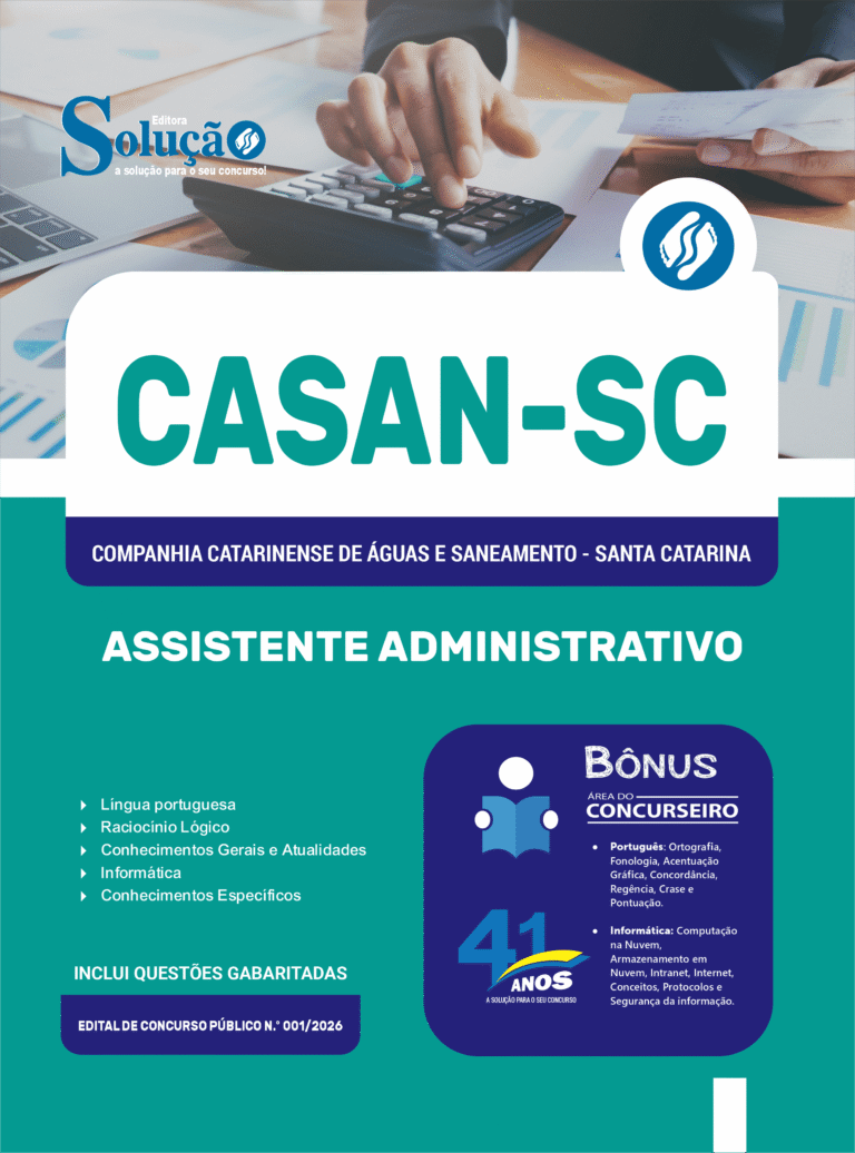 Apostila CASAN Assistente 2026