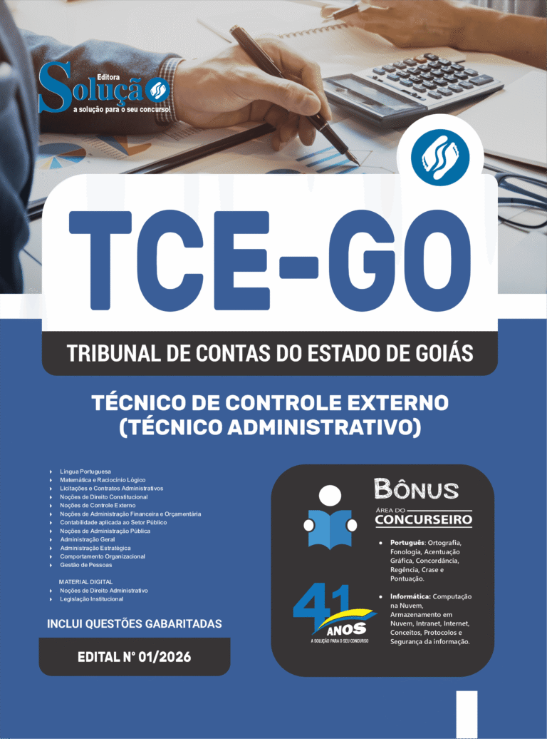 Apostila TCE-GO Técnico 2026